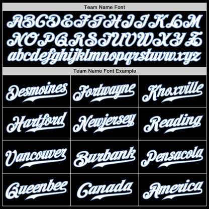 Custom Black White-Purple Authentic Split Fashion Baseball Jersey - Sky-Custom