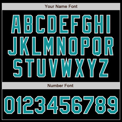 Custom Black Teal-Purple Authentic Split Fashion Baseball Jersey - Sky-Custom