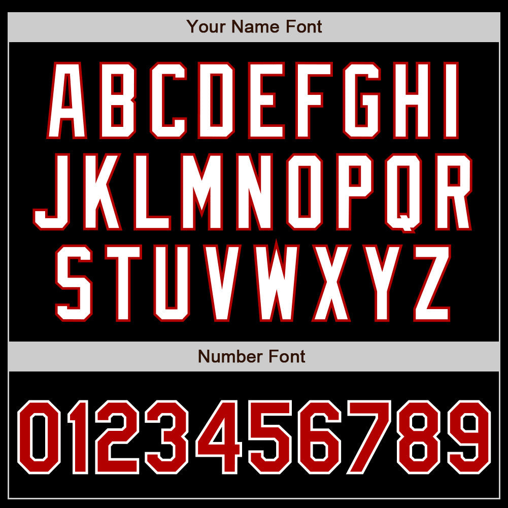 Custom Black Red-Kelly Green Authentic Split Fashion Baseball Jersey - Sky-Custom