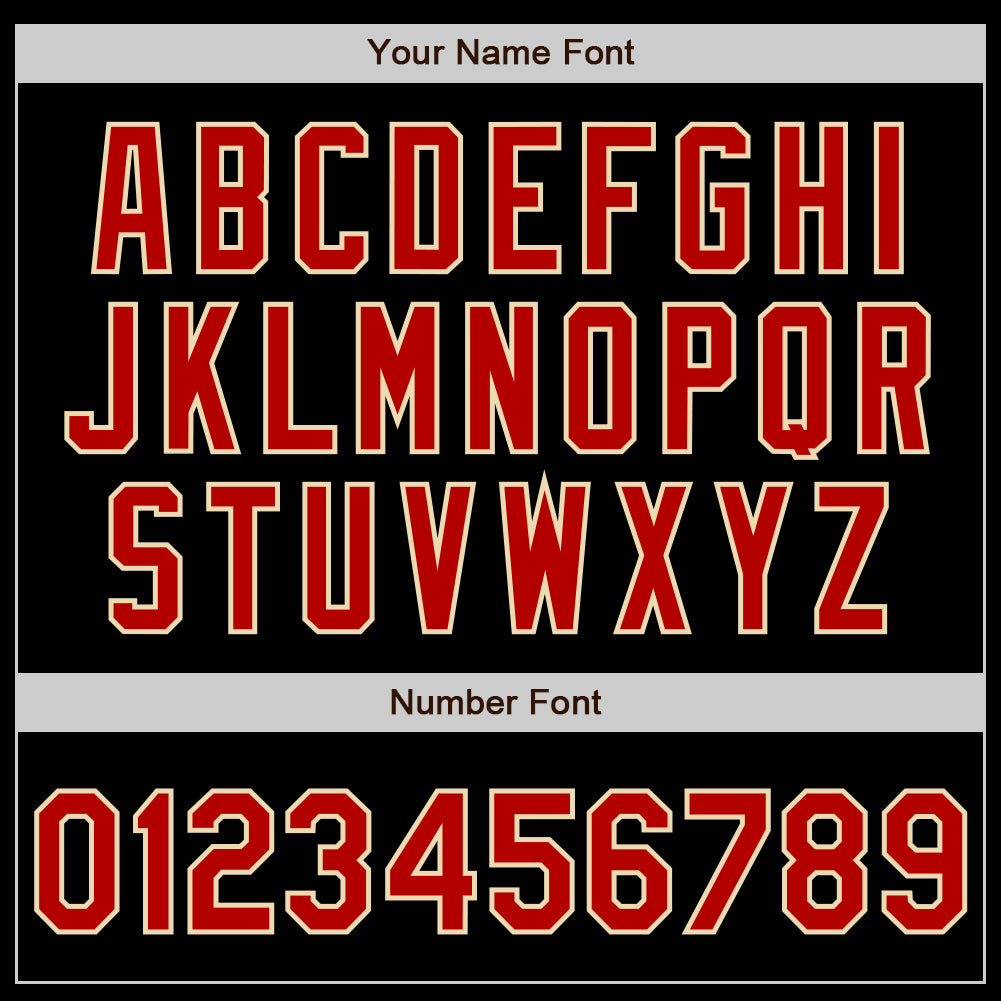 Custom Black Red-Olive Authentic Split Fashion Baseball Jersey - Sky-Custom