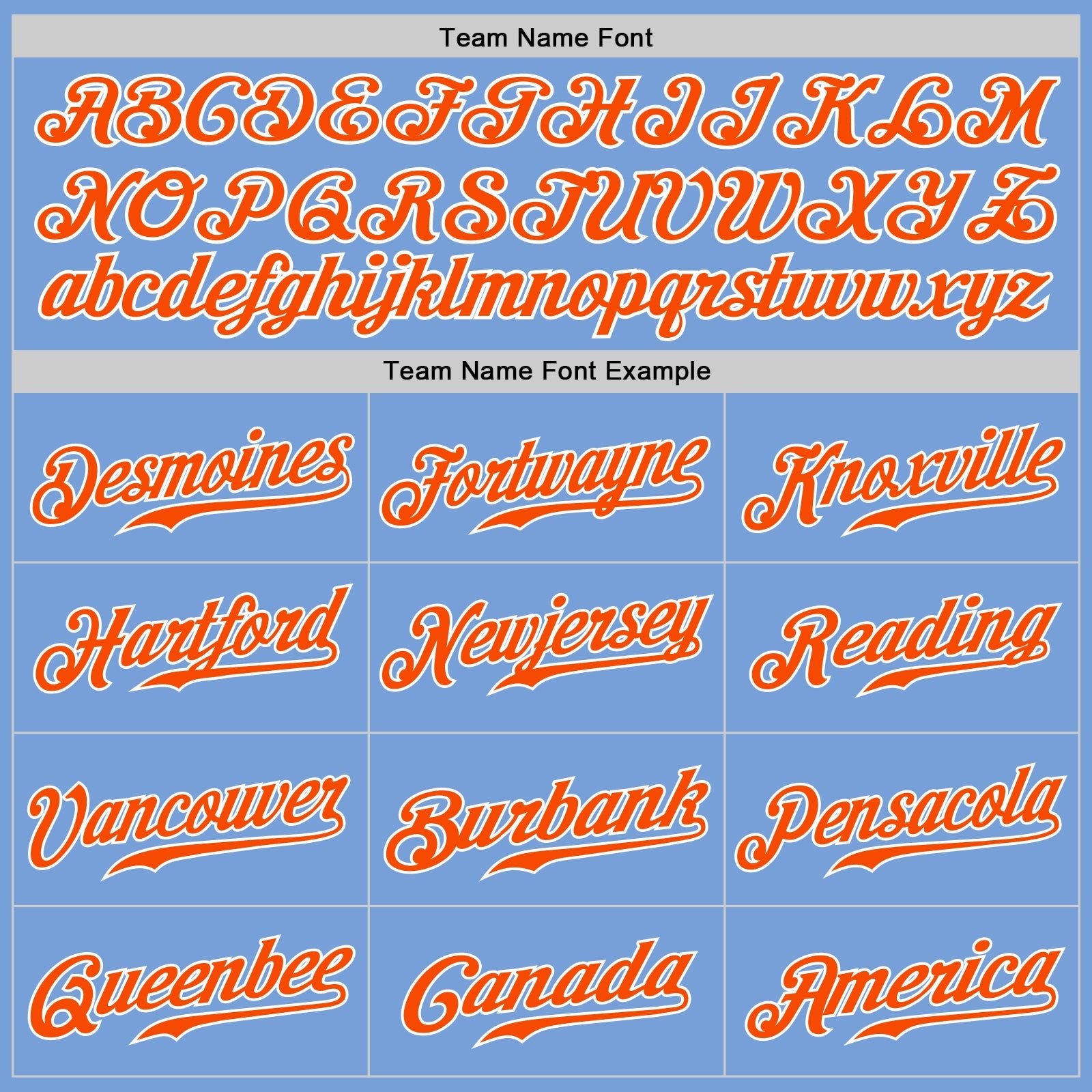 Custom Light Blue Orange-White Authentic Split Fashion Baseball Jersey - Sky-Custom
