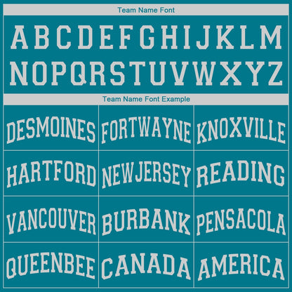 Custom Teal White V-Neck Basketball Jersey - Sky-Custom