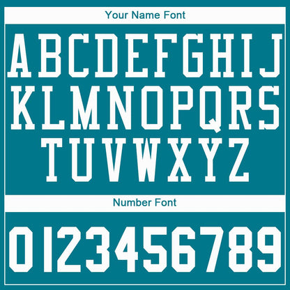 Custom Teal White Round Neck Basketball Jersey - Sky-Custom