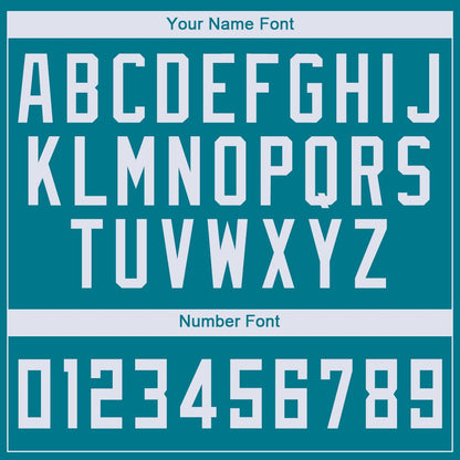 Custom Teal White V-Neck Basketball Jersey - Sky-Custom