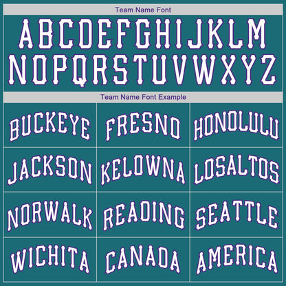 Custom Teal Purple-White Authentic American Flag Fashion Baseball Jersey - Sky-Custom