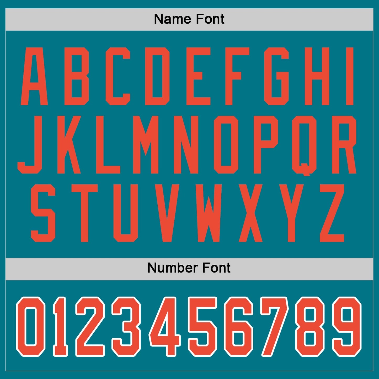 Custom Teal Orange-White Hockey Jersey - Sky-Custom