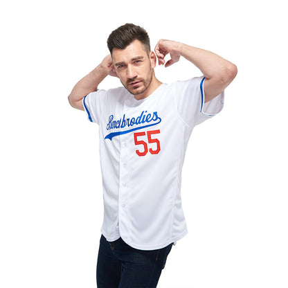 Custom White Royal-Red Authentic Baseball Jersey - Sky-Custom