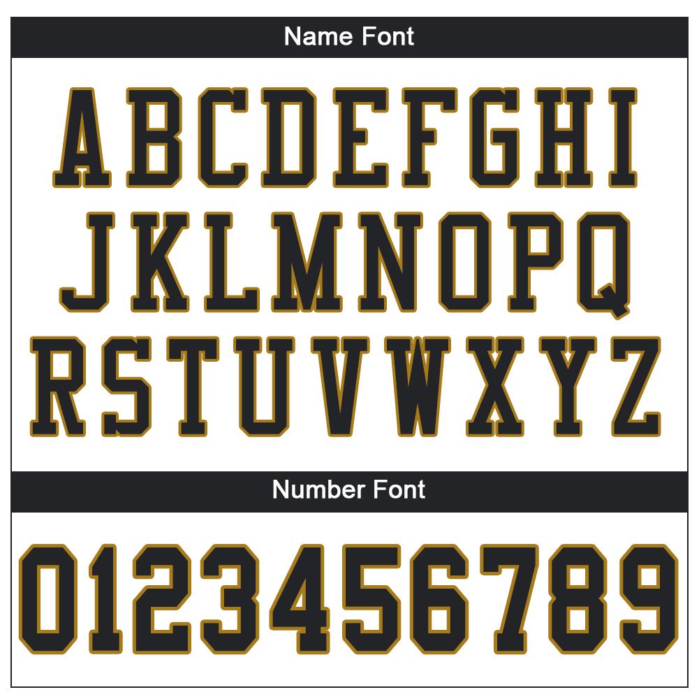 Custom White Black-Old Gold Mesh Authentic Football Jersey - Sky-Custom