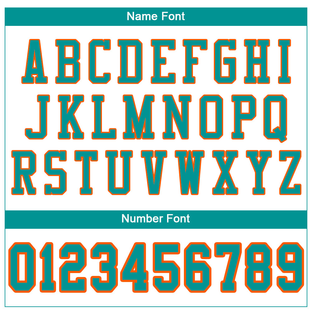 Custom White Aqua-Orange Mesh Authentic Football Jersey - Sky-Custom