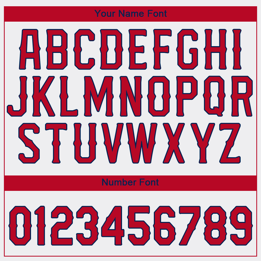 Custom White Red-Navy Authentic Baseball Jersey - Sky-Custom