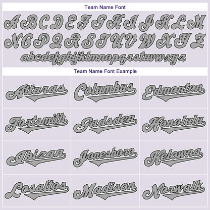 Custom White Purple Pinstripe Black-Gray Authentic Baseball Jersey - Sky-Custom