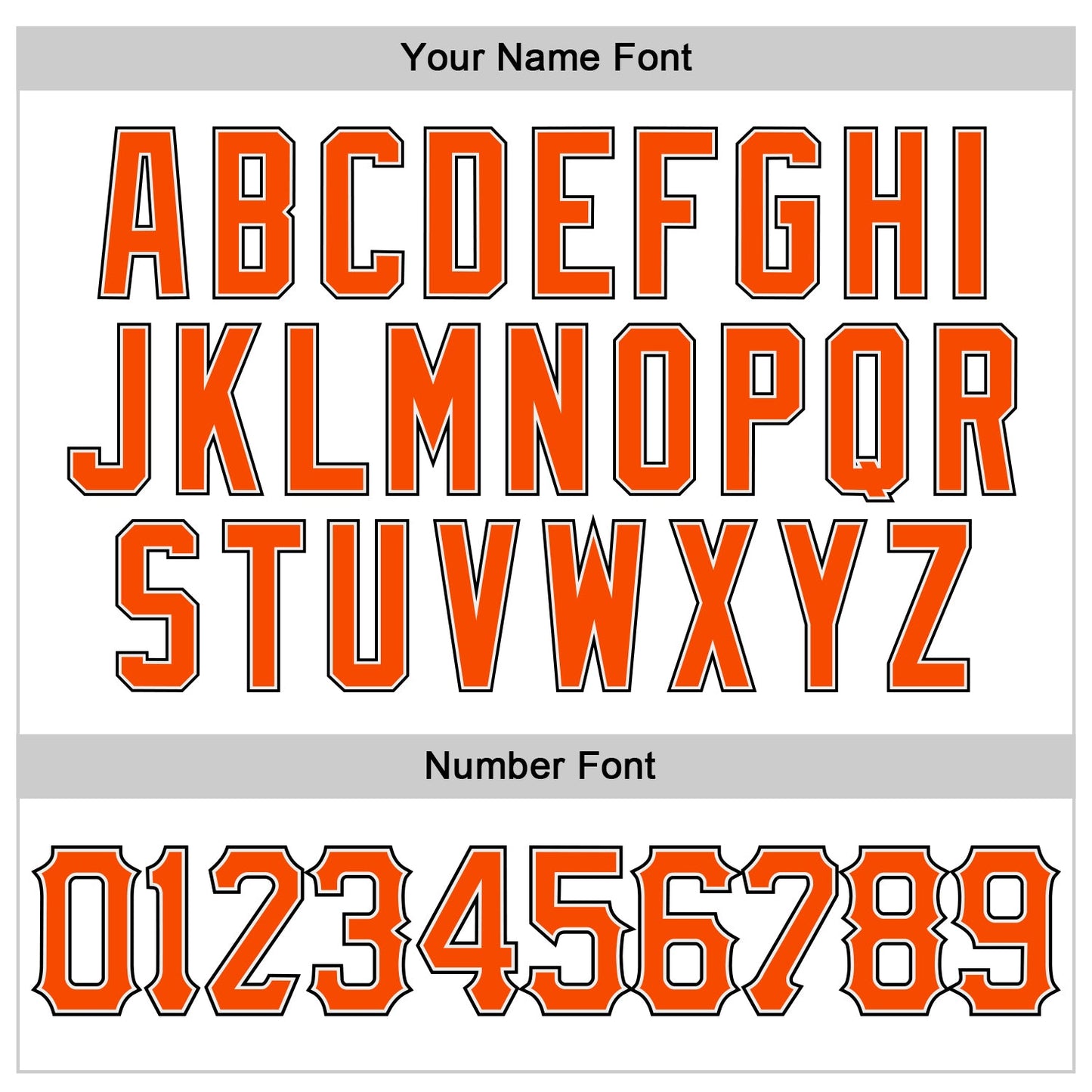 Custom White Orange Pinstripe Orange-Black Authentic Baseball Jersey - Sky-Custom