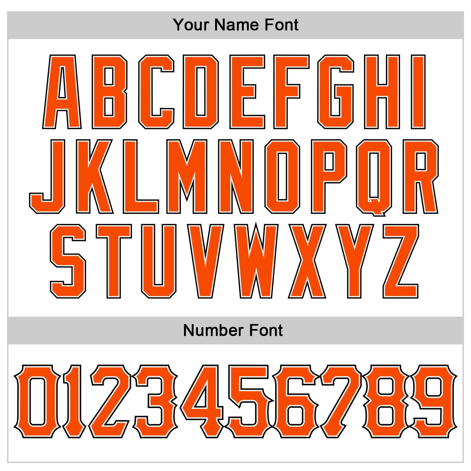 Custom White Orange Pinstripe Orange-Black Authentic Baseball Jersey - Sky-Custom