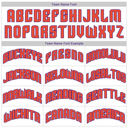 Custom White Purple-Orange Authentic Throwback Basketball Jersey - Sky-Custom
