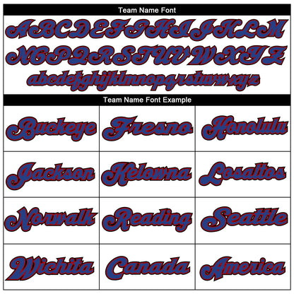 Custom White Royal-Red Mesh Authentic Throwback Football Jersey - Sky-Custom