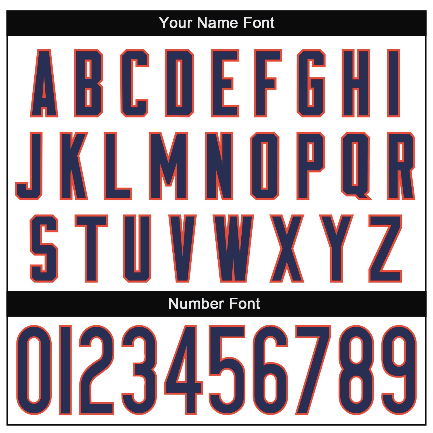 Custom White Navy-Orange Mesh Authentic Throwback Football Jersey - Sky-Custom