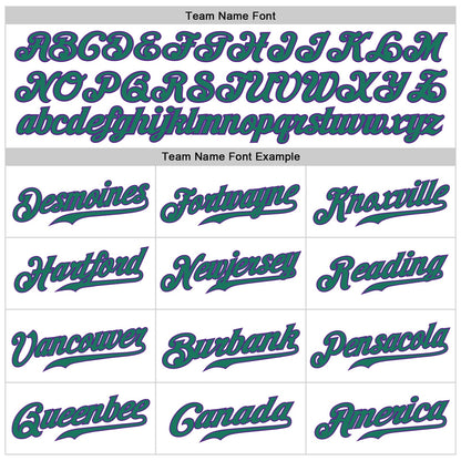 Custom White Kelly Green-Purple Authentic Baseball Jersey - Sky-Custom