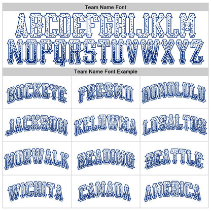 Custom White Royal Authentic Drift Fashion Baseball Jersey - Sky-Custom