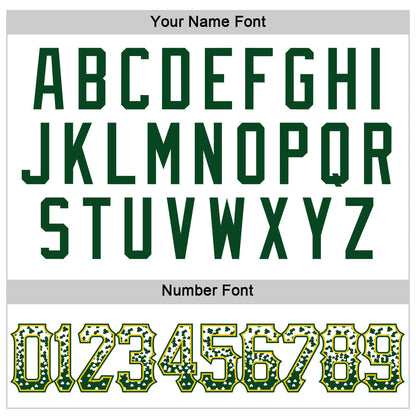 Custom White Green-Gold Authentic Drift Fashion Baseball Jersey - Sky-Custom