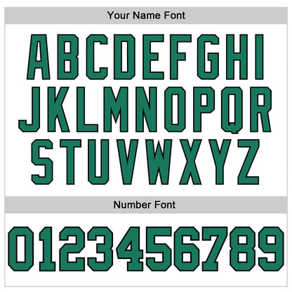 Custom White Kelly Green Pinstripe Kelly Green-Black Authentic Basketball Jersey - Sky-Custom