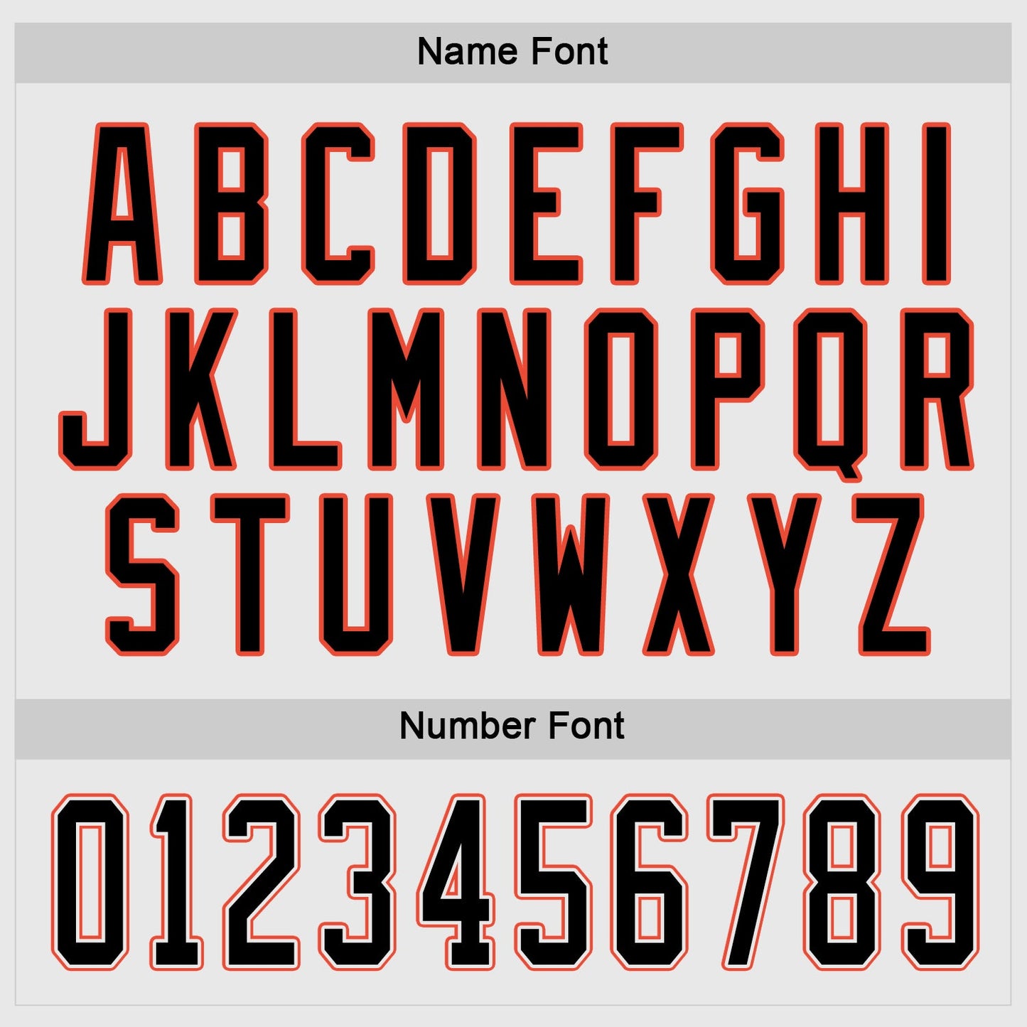 Custom White Black-Orange Hockey Jersey - Sky-Custom