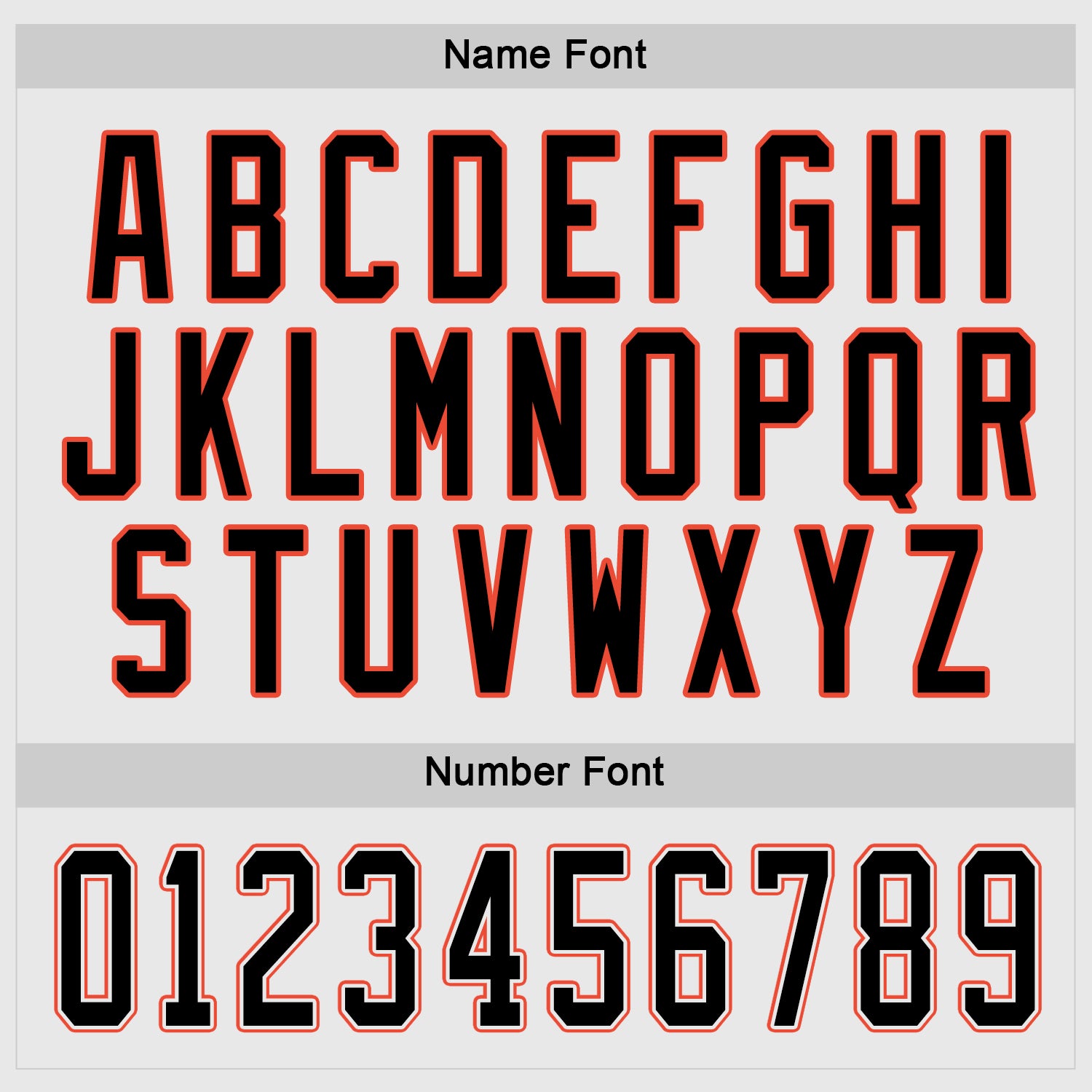 Custom White Black-Orange Hockey Jersey - Sky-Custom