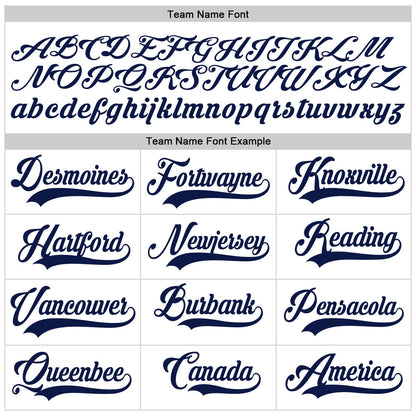 Custom White Navy Pinstripe Navy Authentic Baseball Jersey - Sky-Custom