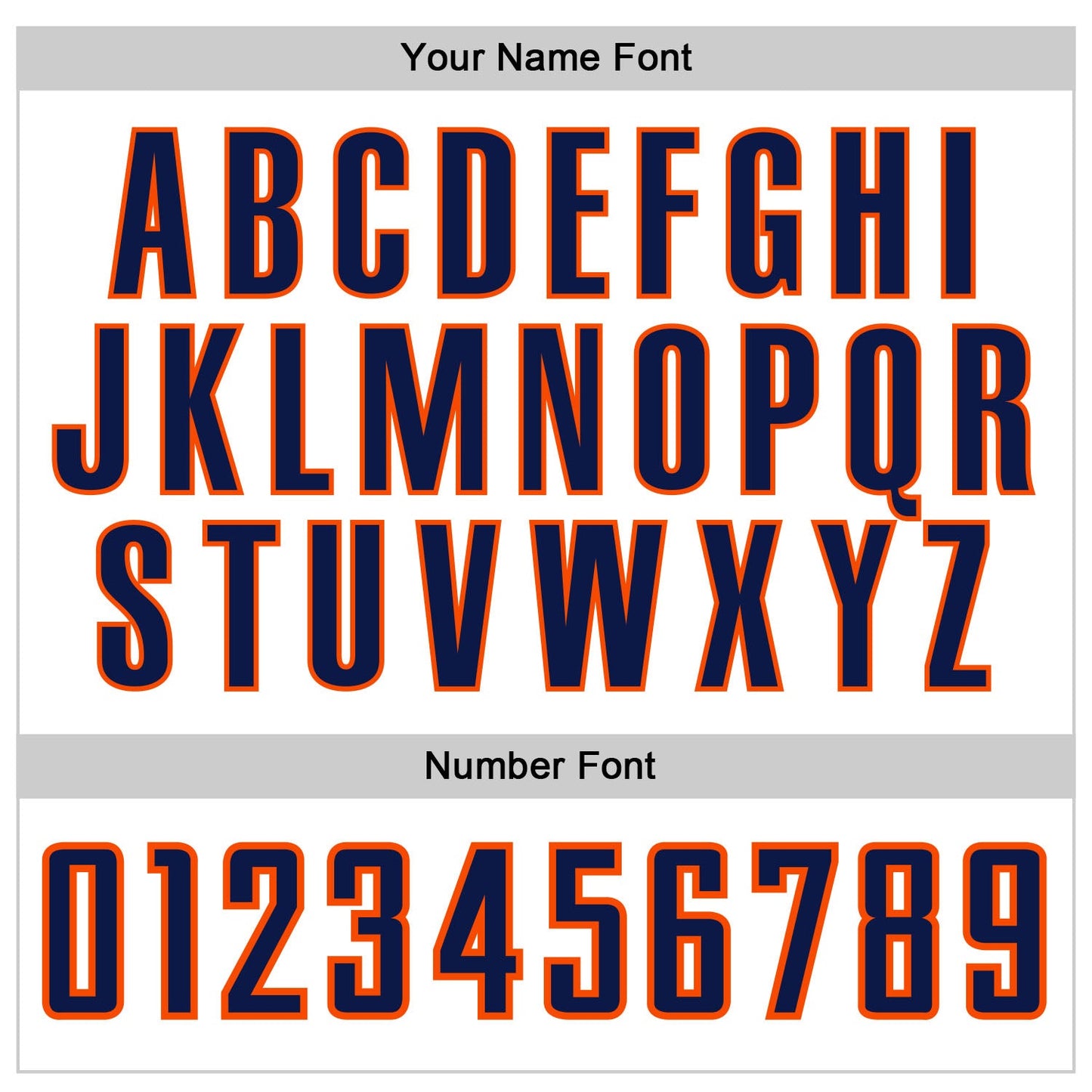 Custom White Navy-Orange Authentic Baseball Jersey - Sky-Custom