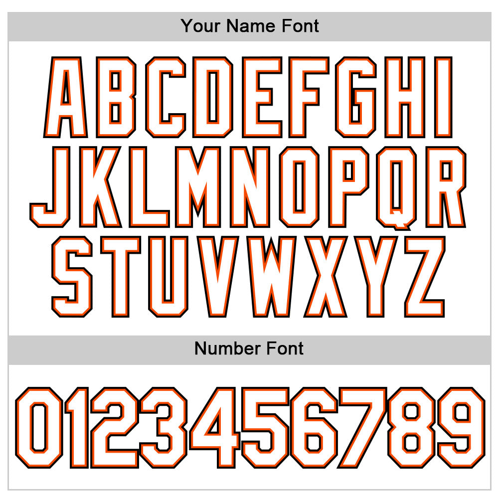 Custom White White-Orange Authentic Baseball Jersey - Sky-Custom