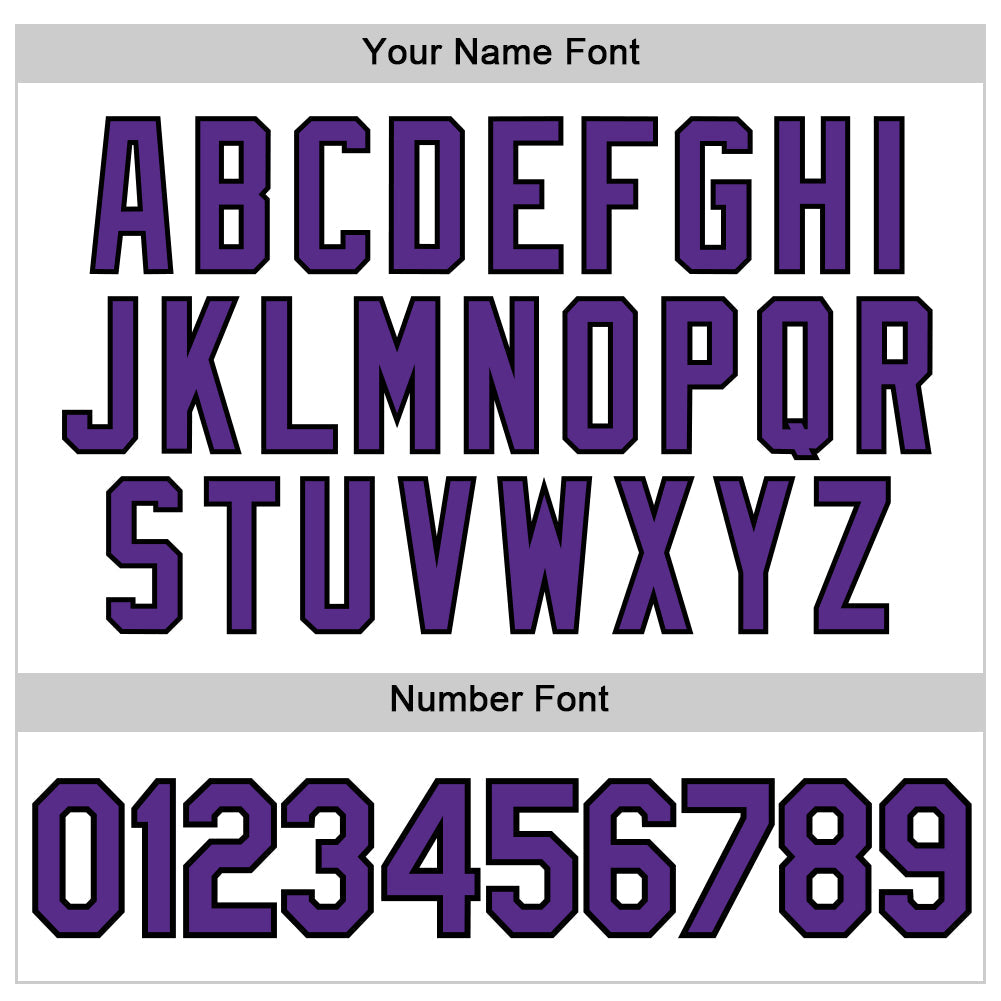 Custom White Purple-Black Authentic Baseball Jersey - Sky-Custom