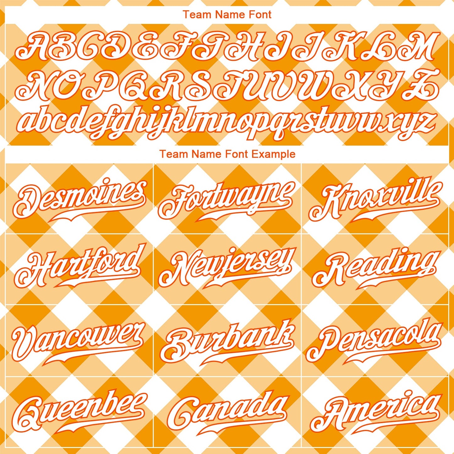 Custom White White-Orange 3D Pattern Design Orange Plaid Authentic Baseball Jersey - Sky-Custom