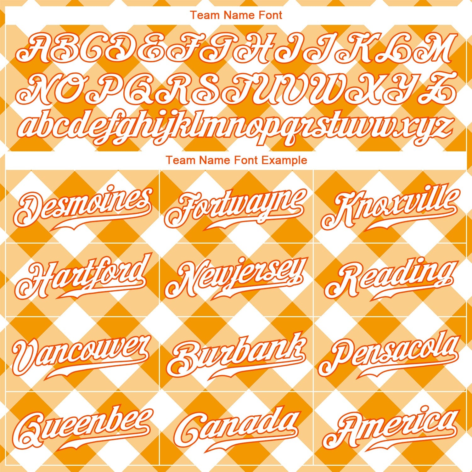 Custom White White-Orange 3D Pattern Design Orange Plaid Authentic Baseball Jersey - Sky-Custom