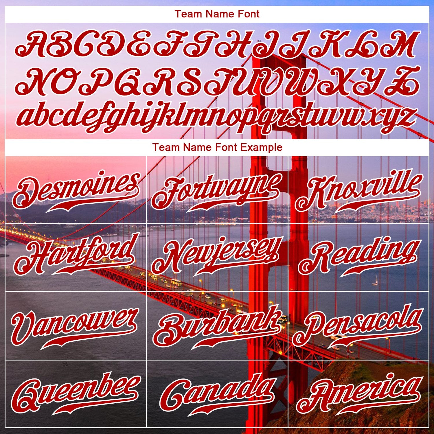 Custom White Red-White 3D Pattern Design Golden Gate Bridge Authentic Baseball Jersey - Sky-Custom