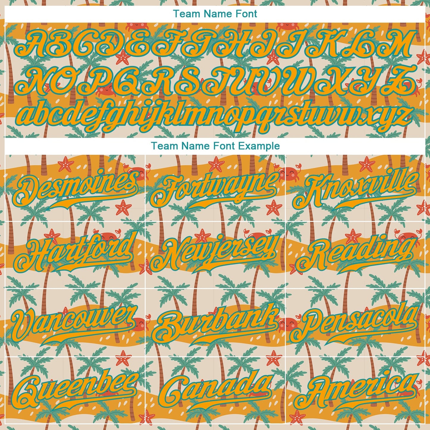 Custom White Gold-Teal 3D Pattern Design Hawaii Palm Trees Authentic Baseball Jersey - Sky-Custom
