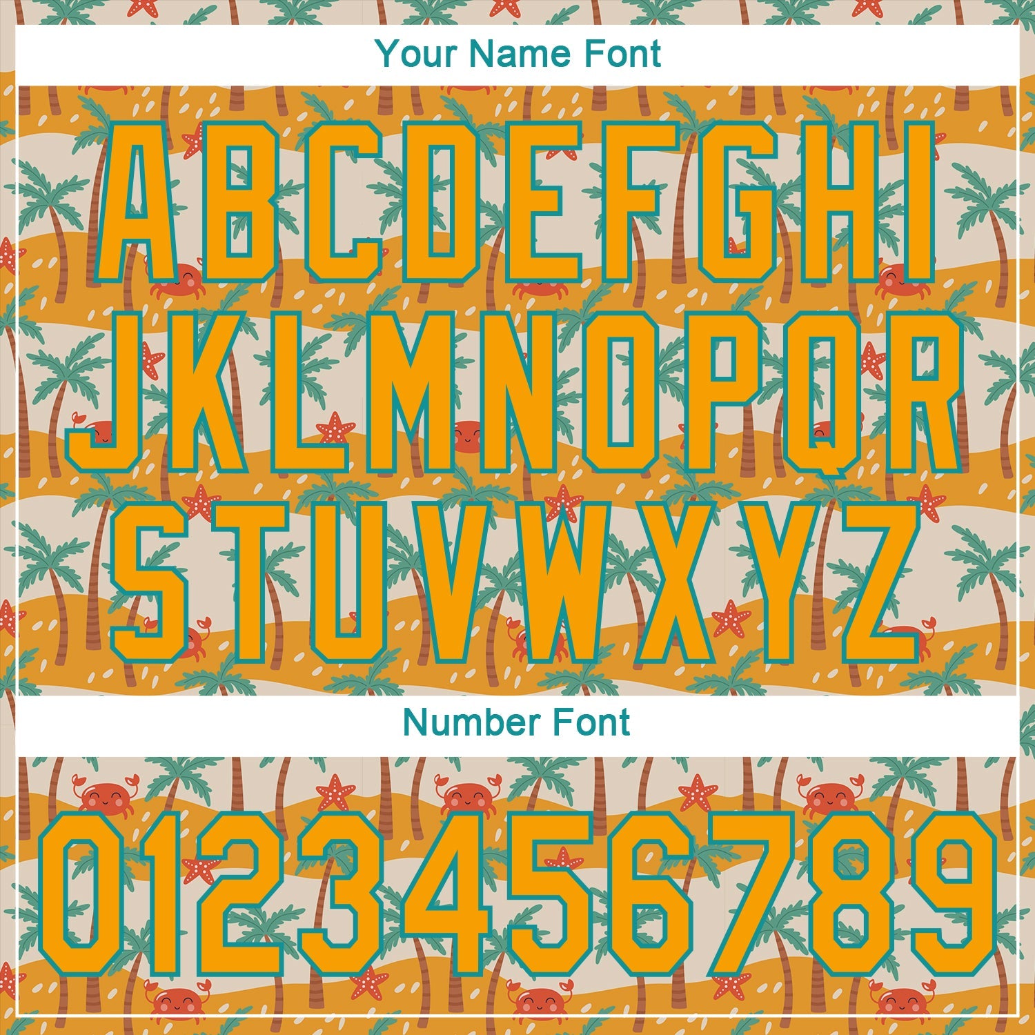 Custom White Gold-Teal 3D Pattern Design Hawaii Palm Trees Authentic Baseball Jersey - Sky-Custom