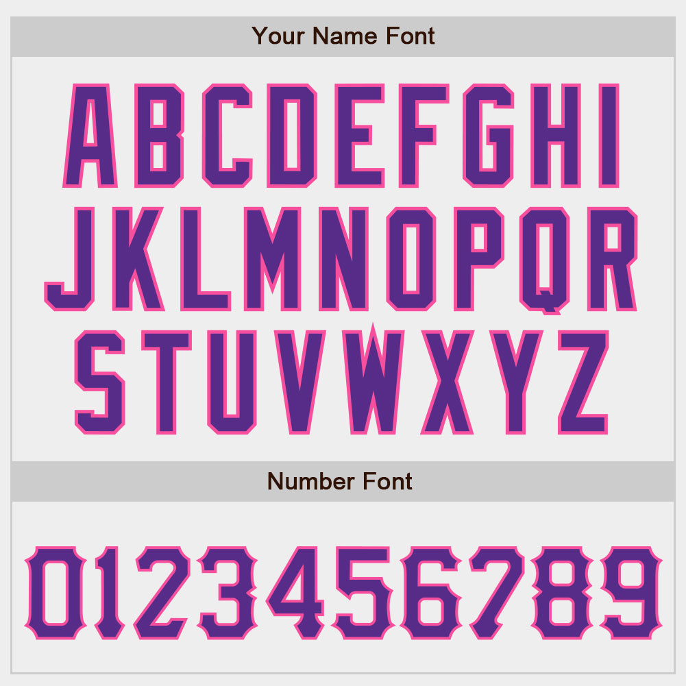 Custom White Purple-Pink Authentic Baseball Jersey - Sky-Custom