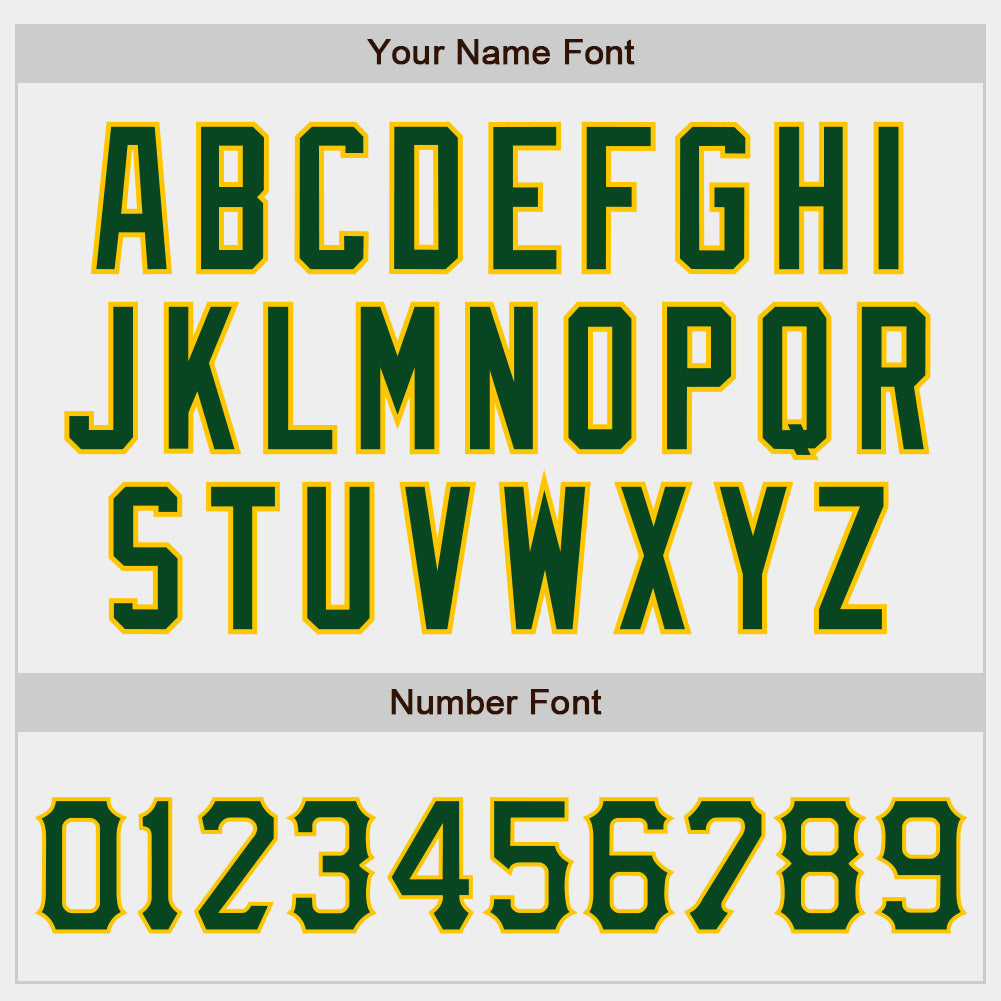 Custom White Green-Gold Authentic Baseball Jersey - Sky-Custom